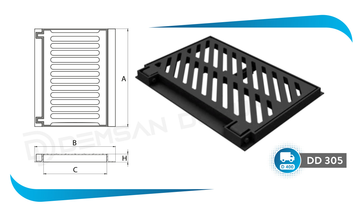 DD305 - Yağmur Suyu Izgaraları